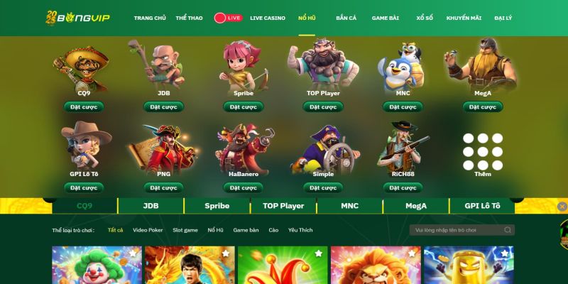 Slot Game Tại Bongvip – Chơi Game Giải Trí Và Săn Quà Khủng
